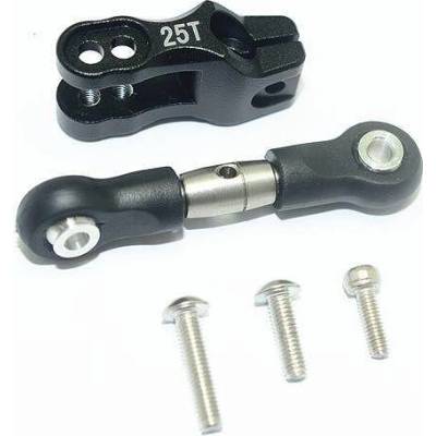 GPM RACING Рогче GPM за серво за Traxxas UDR ALUMINUM SERVO HORN WITH SST ADJUSTABLE TIE RODS-5PCS SET GPM TRX UDR BLACK GPMUDR16025BK (GPMUDR16025BK)