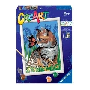 Cre Art Kitten and butterfly Painting kit