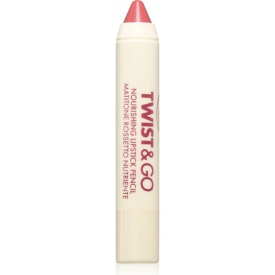 puroBIO Cosmetics Twist&Go vyživujúci rúž v ceruzke Pink Sand 2,9 g