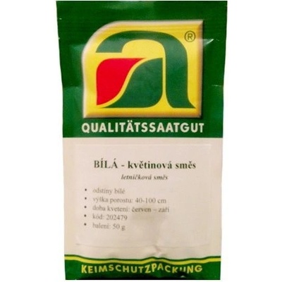 Letničková směs bílá 50 g květinový porost 40-100cm vysoký