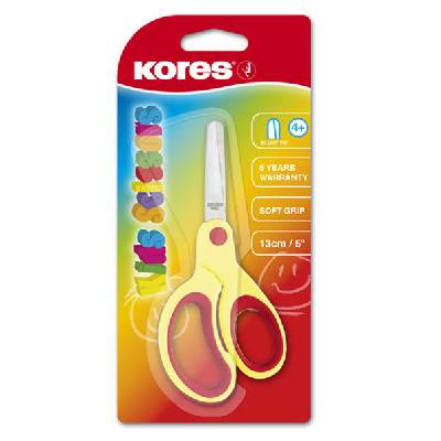 Kores - Kores Dětské nůžky, soft úchop 130 mm