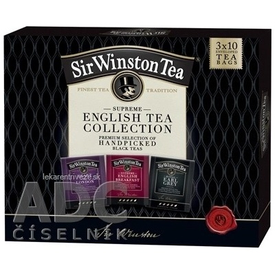 Sir Winston Tea KOLEKCIA čierne čaje S.Engl.Breakfast Heart of London R.Earl grey 3 x 10 ks