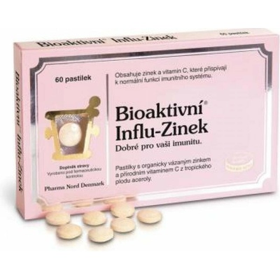 PharmaNord Bioaktivní InfluZinek 60 pastilek