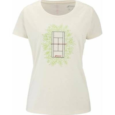 Babolat Dámske tričko Exercise Message Tee Cannoli Cream