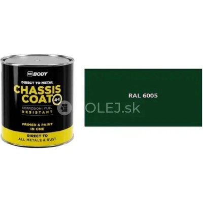 HB BODY 410 chassis coat, polomat - farba na kov a strechy 4 v 1 RAL 6005 2,5L