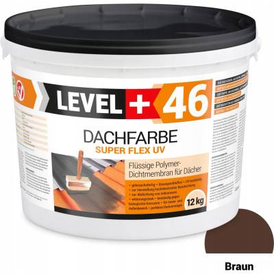 Barva LEVEL+ hnědá 12 l, pružná membrána