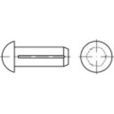 Klince ryhované TOOLCRAFT DIN 1476 (Ø xd) 3 mm x 8 mm 500 ks