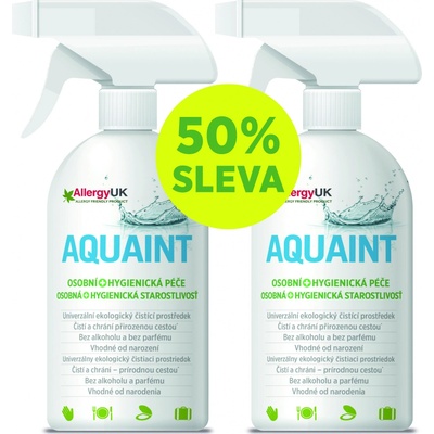 2 x AQUAINT 100% ekologická čisticí voda 500 ml – Hledejceny.cz 2 x AQUAINT 100% ekologická čisticí voda 500 ml – Hledejceny.cz