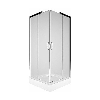 KOLO REKORD štvorcový sprch. kút 90 cm, číre sklo 89 91 x 190 cm strieborná lesklá PKDK90222003