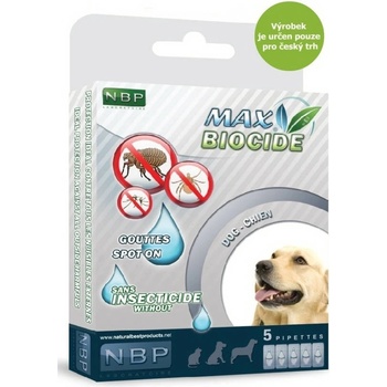 Max Biocide Spot-on Dog 5 x 1 ml