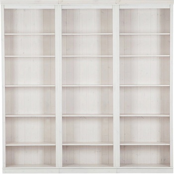 Støraa Бяла библиотека от масивен бор 222x223 cm Anita - Støraa (34710019)