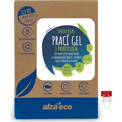 AlzaEco Prací gél Universal s probiotikom 3 l (60 praní)