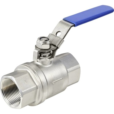 TRU COMPONENTS TC-2PC-DN32-316 TC-12770360 standardní kulový kohout Vnitřní závit: G1 1/4 64 bar (max) 1 ks