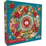 Gibsons - Puzzle Seasons Greetings round - 500 piese