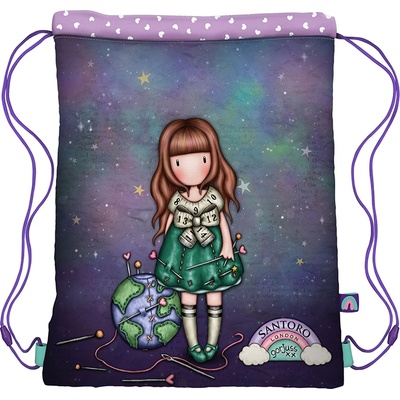Santoro gorjuss Спортна торба Santoro Gorjuss - Be Kind To Our Planet (1123GJ07)