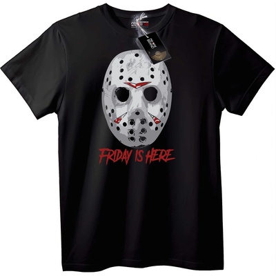 NOONEBRAND Тениска с маска от Friday the 13th - 7XL, White