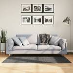 vidaXL Килим IZA с къс косъм, скандинавски вид, антрацит, 80x150 см (375426)