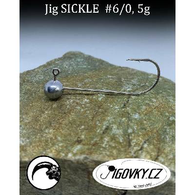 Jigovky.cz Jigové hlavičky Sickle vel.6 5g 5 ks