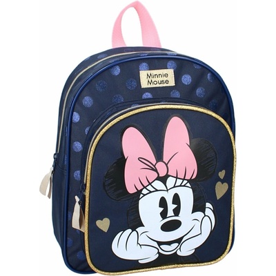 Vadobag Minnie Mouse Disney Glitter Love modrý