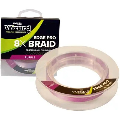 Wizard Pletená šňůra Edge Pro 8X Braid Fialová 0,08 mm 7,45 kg 150 m