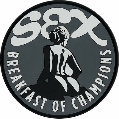 101INC nášivka 3D plastová SEX BREAKFAST velcro