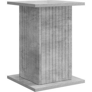 vidaXL Стойка за растения Бетонно сиво 30, 5 x 30 x 43 см (899804)