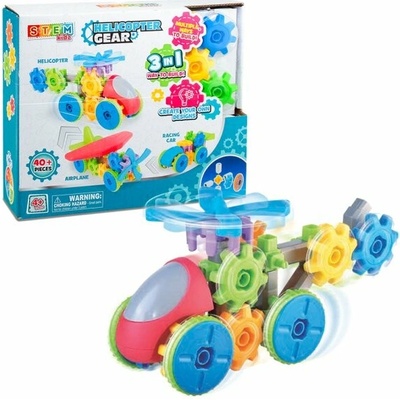 HAP-P-KID STEM Vrtuľník a Závodné Auto 3v1