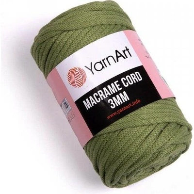 YarnArt Macrame Cord 3mm Barva: Macrame Cord 3mm 787 olivová