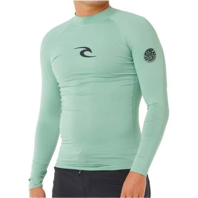 Rip Curl Мъжка плажна тениска от ликра Rip Curl Waves UPF Perf L/S Lycra - Aloe - размер XXL (050-2304-0116)