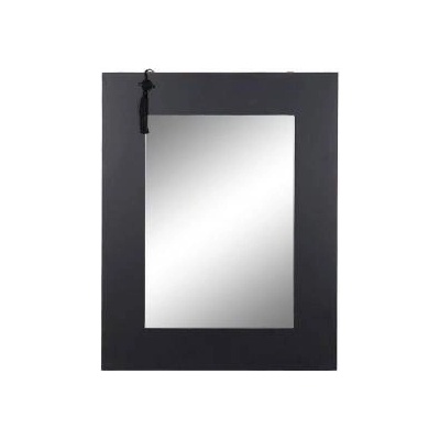 DEKODONIA Стенно огледало DKD Home Decor Черен Ориенталски Дървен MDF (70 x 2 x 90 cm)