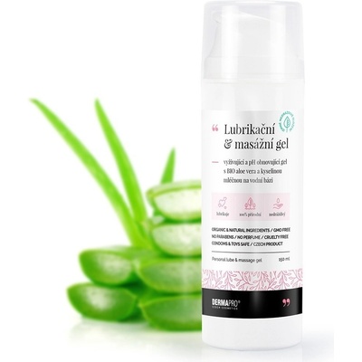 Dermapro Lubrikačný & masážny gél 150 ml