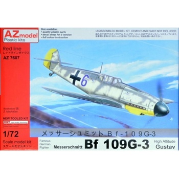 AZ Model Messerschmitt Bf 109G 3 Gustav 3x camo 7607 1:72
