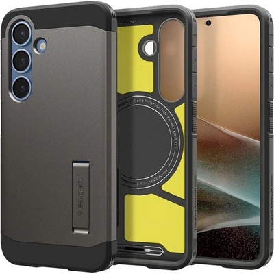 Spigen Samsung S25 SPIGEN TOUGH ARMOR MAG пластмасов протектор за телефон, устойчив на удар, MagSafe, BREECH ACS09009 (ACS09009)