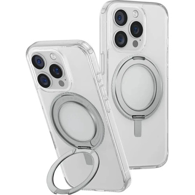 Uniq Калъф Uniq Swivix 360 с въртяща се стойка за iPhone 16 Pro - прозрачен (8886463692004)