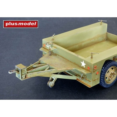 Plus Model US trailer M7 tandem axle 1:35