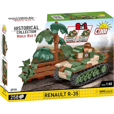 COBI 2719 II WW Renault R-35, PL/FR 2 v 1, 1:48, 258 ks