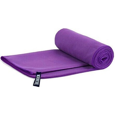 Microfibre rýchloschnúci uterák 50 x 120 cm fialová