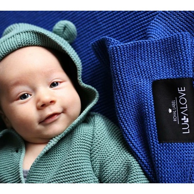 Lullalove Bambusová dečka Royal Blue modrá