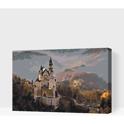 Vymalujsisam Maľovanie podľa čísiel Zámok Neuschwanstein