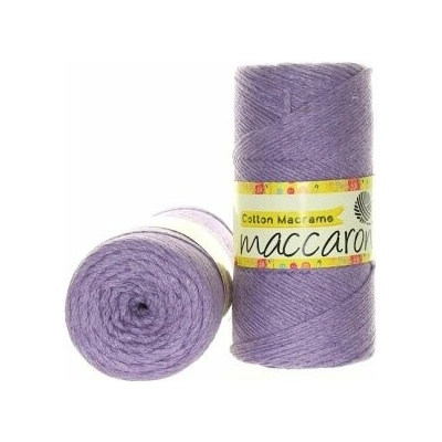 Maccaroni Cotton Macrame světle fialová 26-404