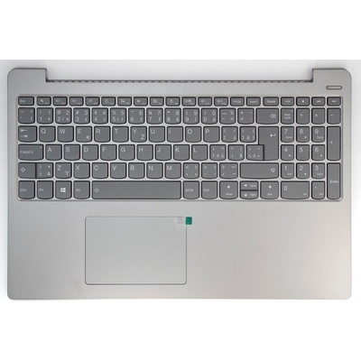 česká klávesnice Lenovo IdeaPad 330S-15 šedá CZ/SK podsvit - stříbrný palmrest - repasovaný – Zboží Živě
