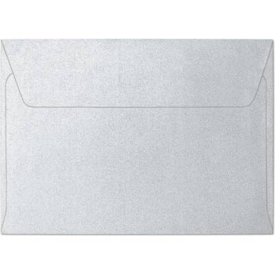 Galeria Papieru Ozdobné obálky Pearl - C6, 120 g/m2, stříbrné, 10 ks
