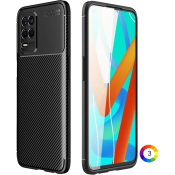 Image 1 of OPPO Realme V13 5G Удароустойчив Carbon Fiber Калъф и Протектор