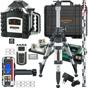 Laserliner Комплект ротационен лазер с тринога манивела и телескопична лата Laserliner Quadrum M350 S set 2/ 350 м (053.00.09-2)