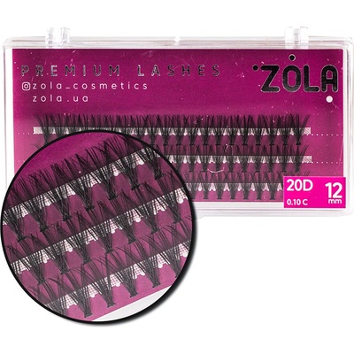 Zola Premium Cluster Lashes umělé trsové řasy 20D délka: 12 mm