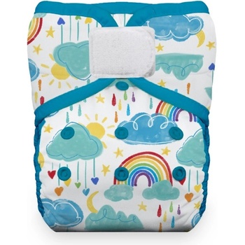 Thirsties Natural One Size Pocket Diaper Rainbow Na SZ