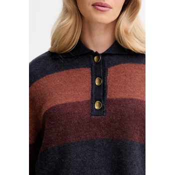 Sessun Пуловер с вълна Sessun в тъмносиньо 25109013 (25109013)