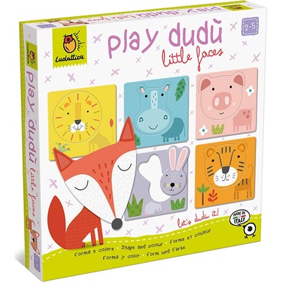 Ludattica zvieracie tváričky vkladacia hra