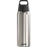 SIGG - Insulated drinking bottle - Thermos bottle Shield Therm One Brushed - carbonated drinks - leak-proof - dishwasher safe - BPA-free - 90% recycled stainless steel - silver - 0.75L - 6217.90
