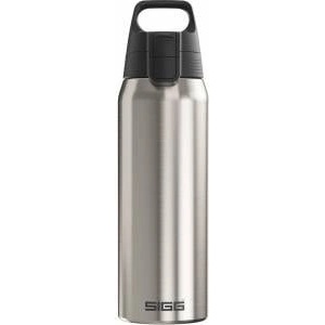 SIGG - Insulated drinking bottle - Thermos bottle Shield Therm One Brushed - carbonated drinks - leak-proof - dishwasher safe - BPA-free - 90% recycled stainless steel - silver - 0.75L - 6217.90